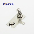 Button spring with riveted gaskets for keyboards pcb