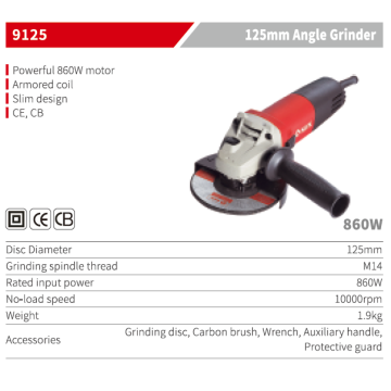 Cordless Brushed lithium Power Tools Angle Grinder