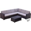 modern PP synthetic rattan wicker sofa