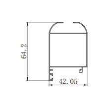 Office building aluminum profile extrusion die