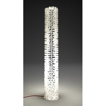 Moderna alumínio de plástico branco LED andar iluminação (3011F2-LED)