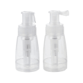 empty 140ml 180ml 110ml plastic pet baby dry powder spray clear bottles