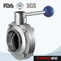 Stainless Steel Sanitary Clamped Maunal Butterfly Valve (JN-BV1001)