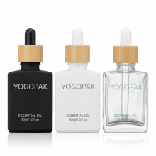 30 ml 50 ml 100 ml flache Quadratglas -Gla -Dropper -Flaschen