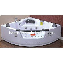 Square White Acrylic Sanitary Whirlpool Massage Bathtub (OL-004)