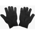 Anti-corte de corte de defensa de acero inoxidable malla guantes