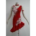 Fringe latin dance dress for girls