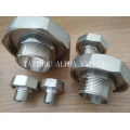 Brass Union Male Fitting with Rubber Tube (a. 7038)