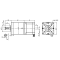 Planetary gear stepper motor