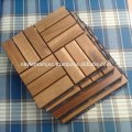 Checker Patterns with 12 Slats Made of Acacia - Long Lasting Deck Tiles 2017