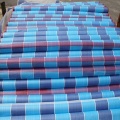 Striped PE Tarpaulin Storage Cover