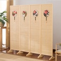 Wood restaurant decorative room divider 4 panels