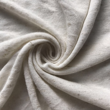 Rayon viscose linen blended knitted fabric