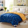 100% Polyester Soft Brushed Solid Printed Comforter Set