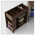 Espresso Finish Multi-functional Wooden Cabinet