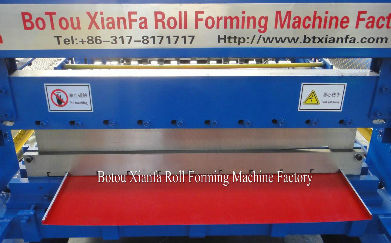 roll forming machine's shearing 