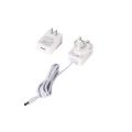 12W 12V1A interchangeable plug us power supply adapter