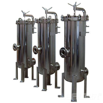 Stainless steel security filter for water treatment
