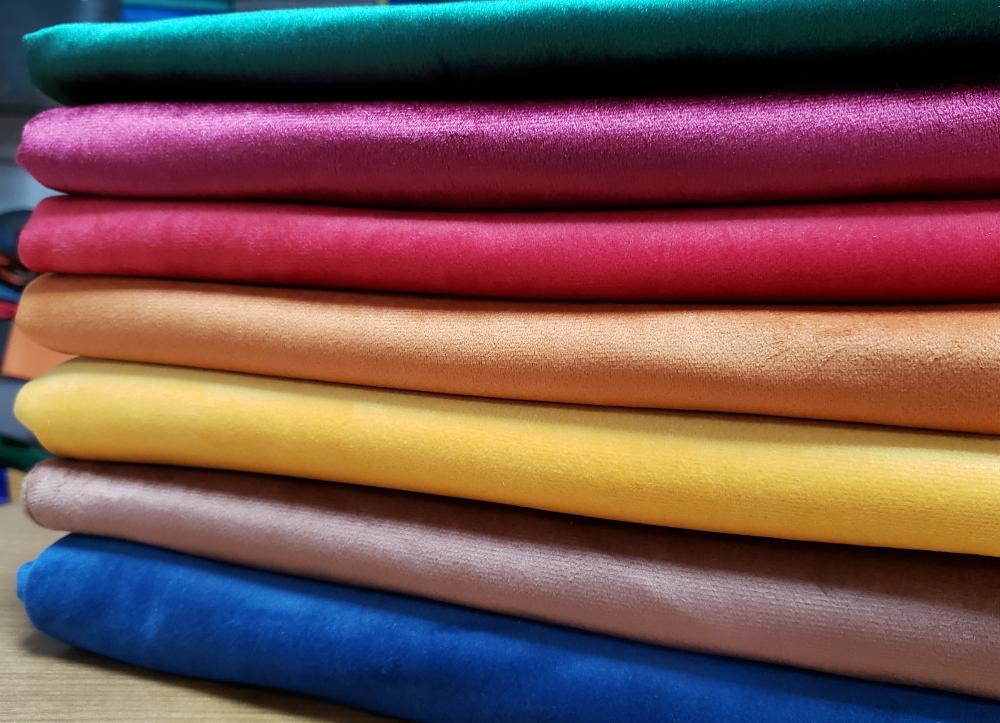 Plain Holland Velvet Fabric A Plain Holland Velvet Fabric A