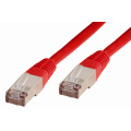 26awg version CAT6A cuivre torsadée cordon de raccordement de type F/UTP