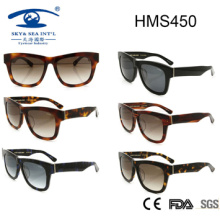 Frauen-Art-moderne Acetat-Sonnenbrille (HMS450)