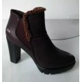 Neue Comfort Medium High Heels Leder Stiefel für Lady (S 94)