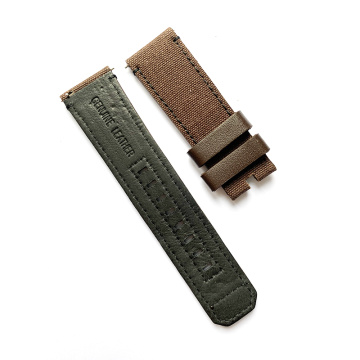 Casual Canvas Leather watch strap