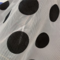 Big Black Polka DOT Tulle for Fashion Dress