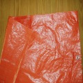 Durable Orange Tarpaulin Curtain