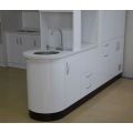 Dental center island cabinet