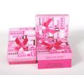 Gedruckte Farbe Papier Geschenkbox mit Band Schmetterling