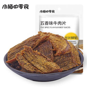 Five spice flavour beef slices