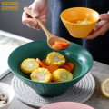 Ceramic bowl for ramen noodles