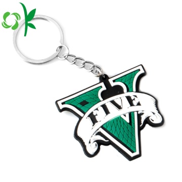 Alta qualidade melhor Silcione chaveiro personalizado logotipo Keyring