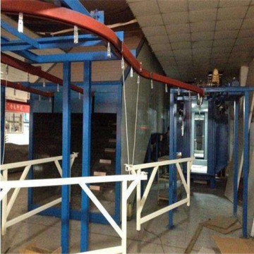 semi-automatic aluminum profile powder coating line