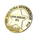 Estrela Design Ouro Banhado A Ouro Metal Desafio Moeda Atacado