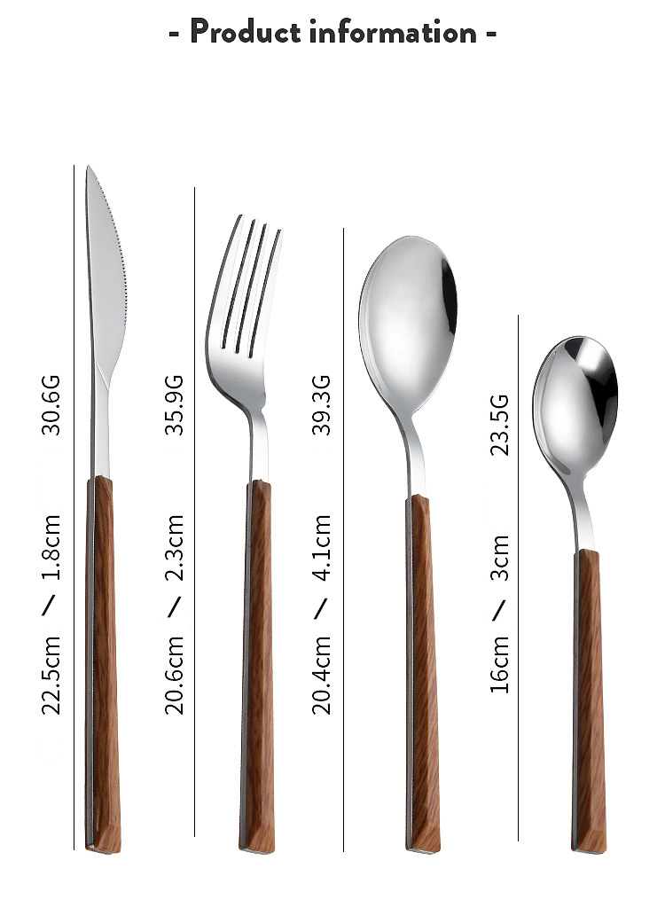 ABS Plastic Handle Cutlery