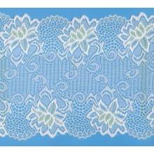 eyelet nylon lace for lady accessories/new design patterns lace / attractive nylon lace fabric