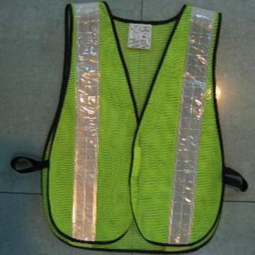 Green Color Safety Vest with High Reflective Tape