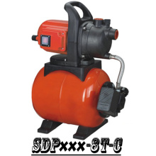 (SDP600-8T-C) Household Self-Priming Jet Garden Booster Water Pump with Tank