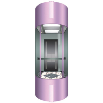 Elevador decoração, corrimão de tubo único de aço inoxidável