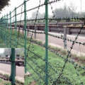 Galvanized PVC Coated Barbed Wire Fence Yard