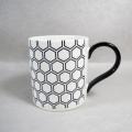 Ceramic Coffee Mug Black Handle