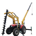 Tractor Crane Tower Erection Tools with Earth Auger