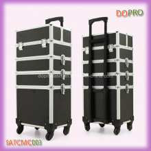 Black 4 in 1 Professional Make up Artist Trolley Case (SATCMC003)