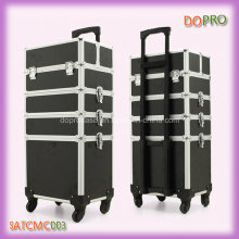 Schwarz 4 in 1 Professional Make up Artist Trolley Case (SATCMC003)