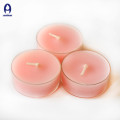 2017 wholesale flameless and scented coloful tealight candle