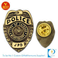 Mississippi Police Badge con cobre antiguo para el recuerdo