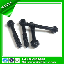 China Supply Customized Round Hex Head Self Tapping Black Bolt