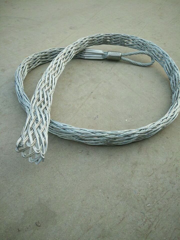 Wire mesh grip cable